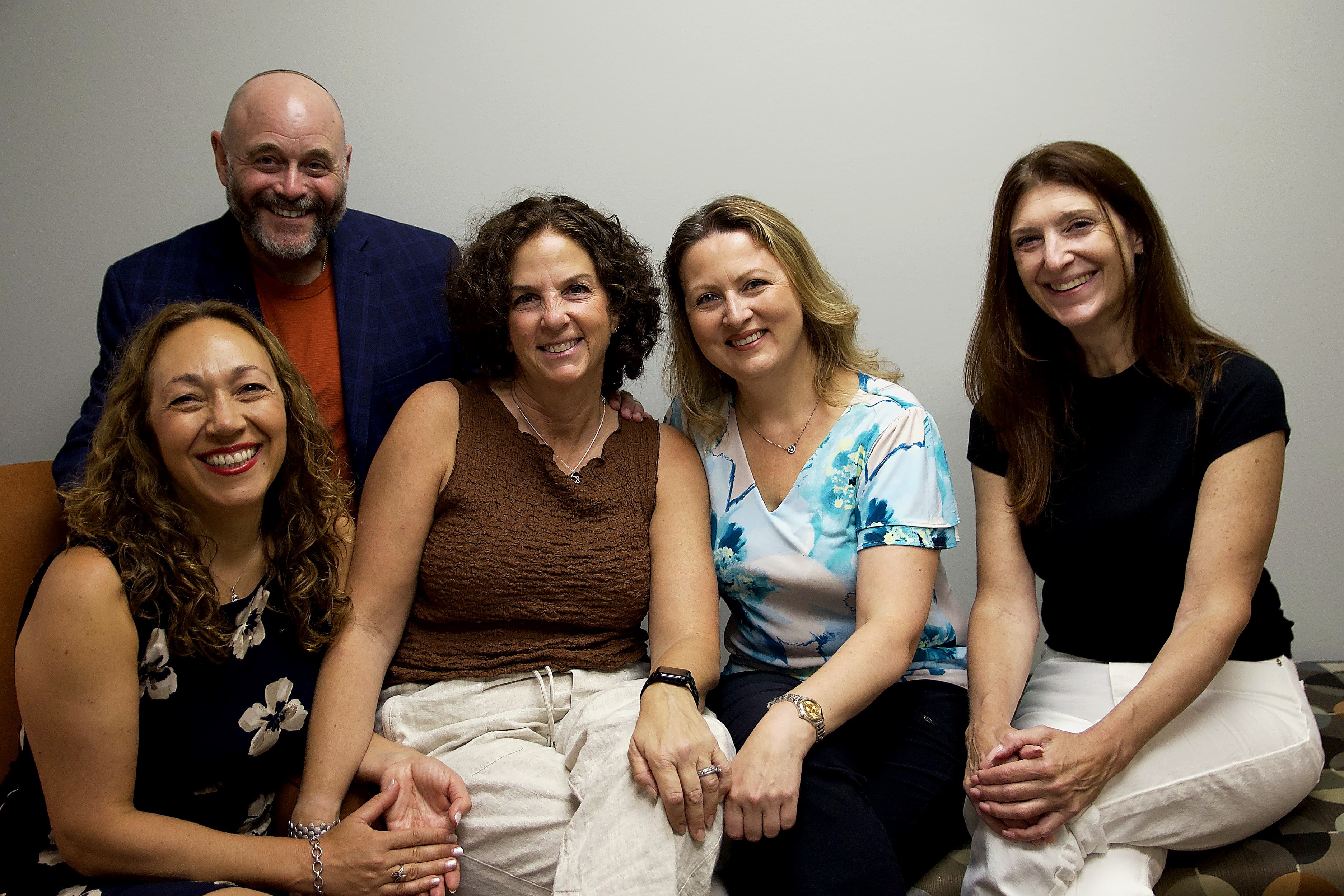 The clergy and staff of Temple Beth Sholom
